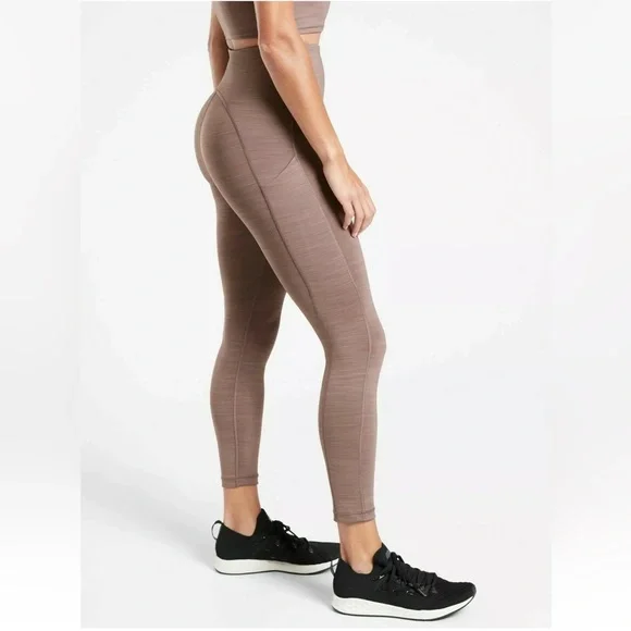 Athleta Almond Ultimate Stash Pocket Tight - Picture 3 of 7